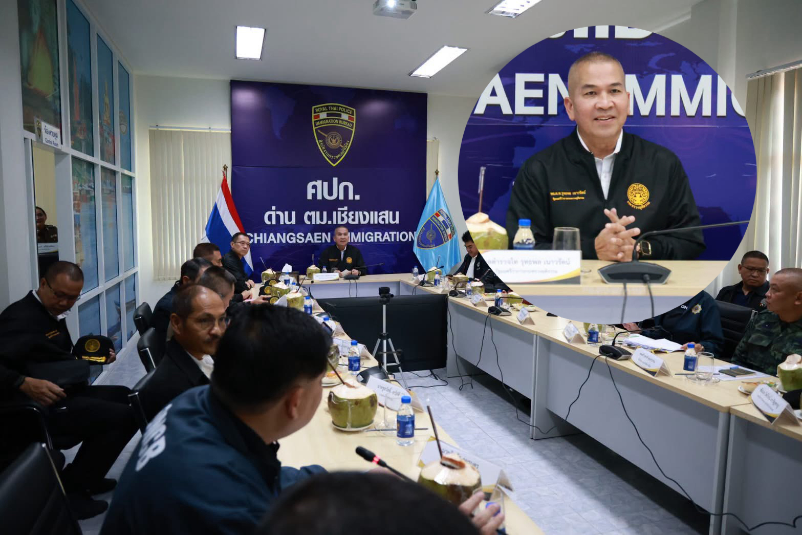 รมว.ยุติธรรม ลงพื้นที่สกัดกั้นยาเสพติดตามแนวชายแดนไทย - ลาว